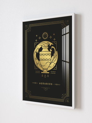 Quadro signo, aquario