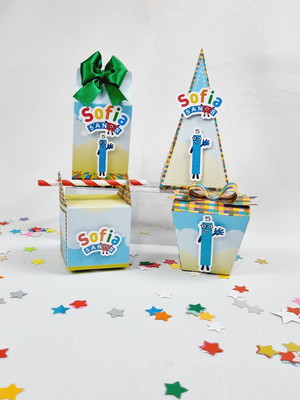 Kit de lembrancinhas numberblocks (20 peças)