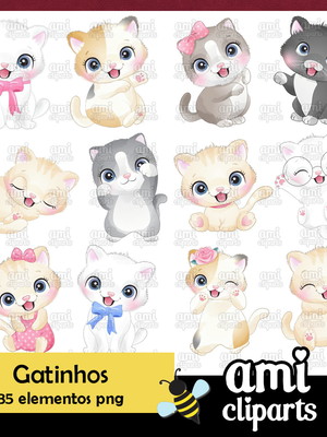 Kit digital gatinhos #15