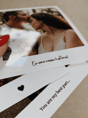 Polaroid com imã para lembrancinhas