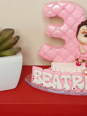 Vela personalizada bailarina