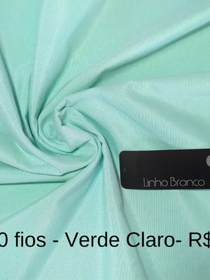 1 metro tecido percal 180fios verde claro