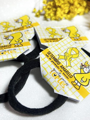 Tag com 2 xuxinhas- setembro amarelo