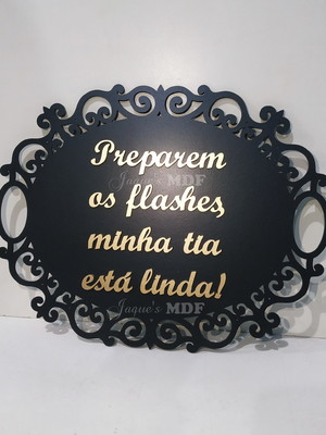 Placa personalizada casamento / 15 anos