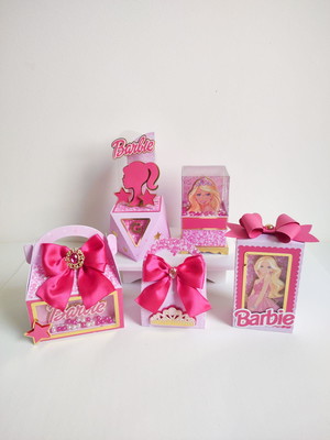 Kit de festa barbie luxo (50 itens)