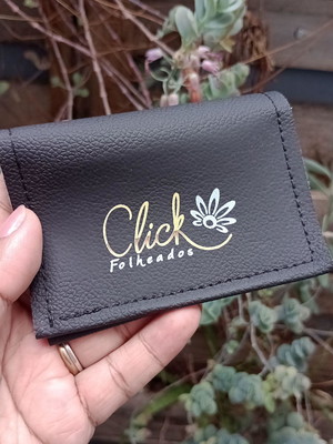 Porta cartão personalizado com logo semi jóias