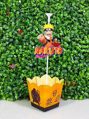 Cachepo naruto centro de mesa naruto frete grátis