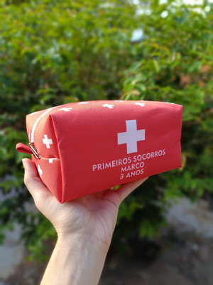 Necessaire box personalizada lembrança tema bombeiro