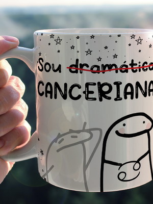 Caneca personalizada flork signos canceriana