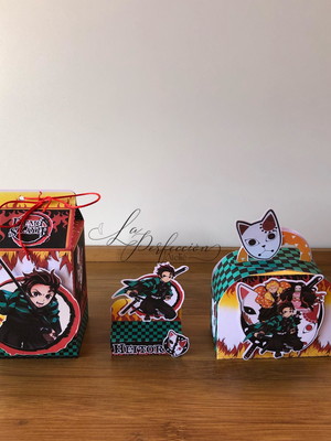 Kit festa damon slayer - 3 itens