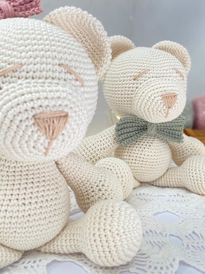 Urso menino e menina