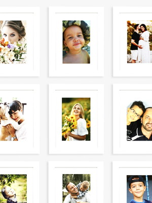 Quadro de fotos painel kit 06 p/15x21cm