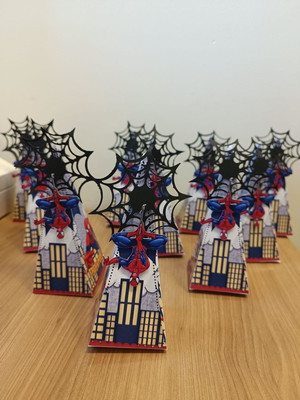 Caixa cone homem aranha