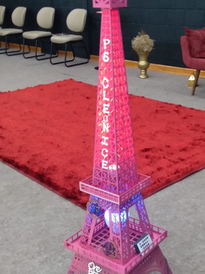 Torre eiffel em mdf