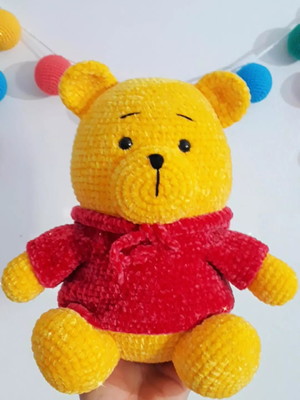 Pooh em amigurumi peluciado