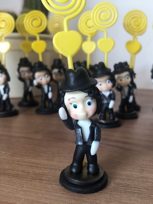 Michael jackson biscuit porta-retratos
