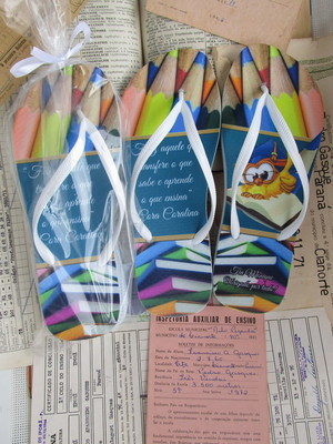 Chinelo dia dos professores