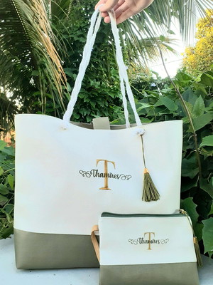 Bolsa e neces. praia personalizado em sintético rf: 040