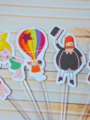 Topper personagens mundo bita impresso