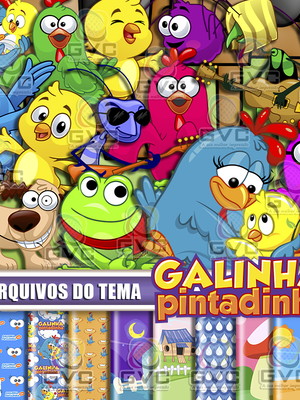 Kit digital galinha pintadinha