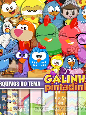 Kit digital galinha pintadinha