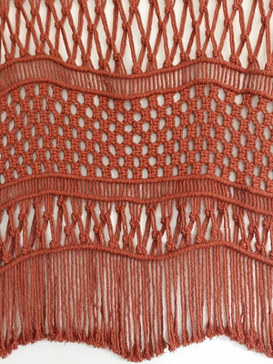 Painel macramê - macraweave linda 94cmx86cm