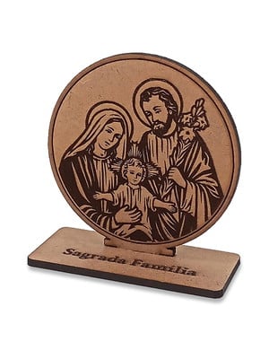 Lembrancinha sagrada família personalizada gravado a laser