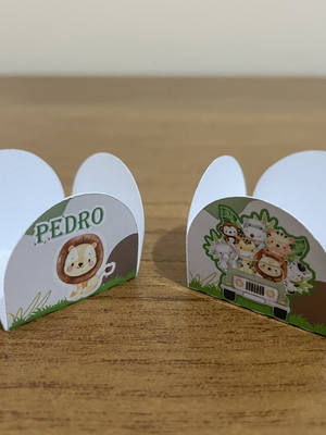 Forminhas para doce personalizada safari (200unidades)