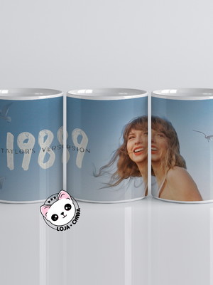 Caneca taylor swift 1989 taylors version porcelana