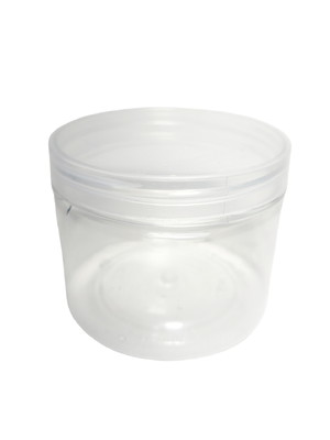 Pote pet p transparente tampa rosca c/ 12 unidades 250ml