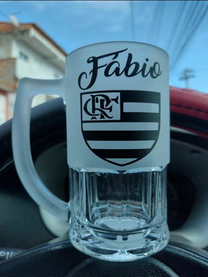Caneca jateada de chopp