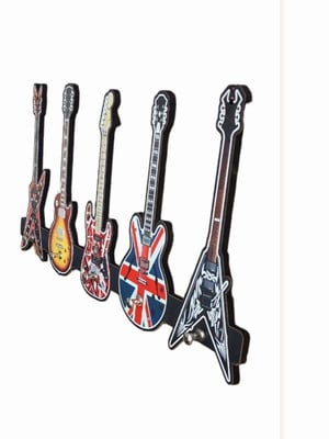 Cabideiro de roupas e acessórios guitarras rook