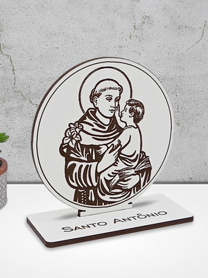 Lembrancinha santo antônio personalizada gravado a laser