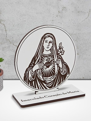 Lembrancinha imaculado coração de maria personalizada