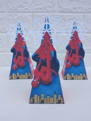 Caixa cone homem aranha