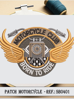 Patch motorcycle- sb0401