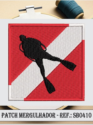 Patch mergulhador- sb0410