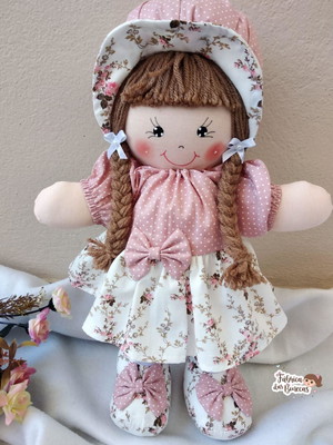 Boneca de pano 20 cm