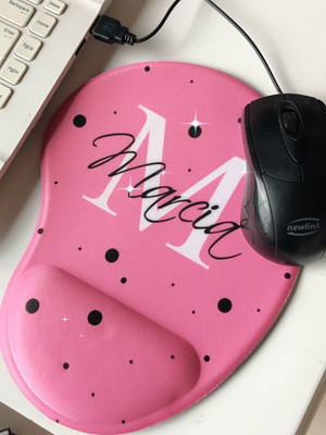 Mouse pad personalizado com nome - com apoio
