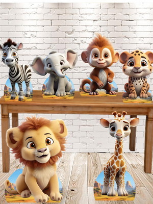 Kit display safari 3d - mdf