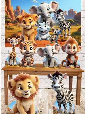 Kit display +painel safari 3d