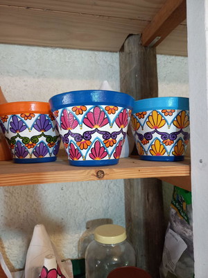 Trio de vasos aéreos p