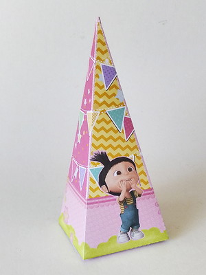 Caixinha cone tema meu malvado favorito