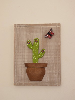 Quadro cacto decorativo - 1