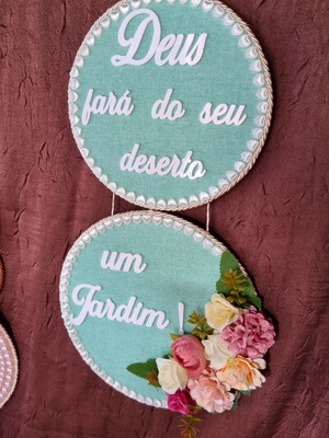 Pendulo com mensagem biblica