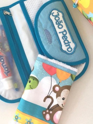 Kit dentinho personalizado com toalha