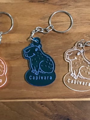Chaveiro e lembrancinha capivara