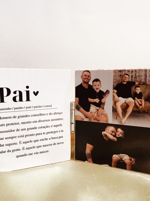 Polaroid de mesa acoplada personalizada presente pinterest