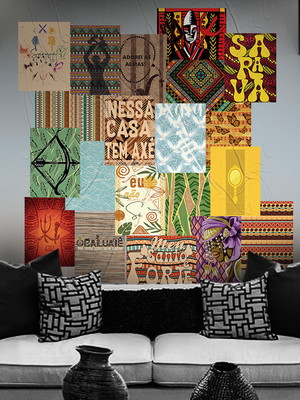 Kit 20 lambe lambe umbanda candomblé orixás exu pelintra 02
