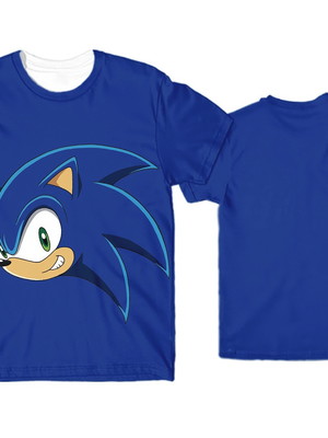 Camiseta infantil sonic (encomenda)